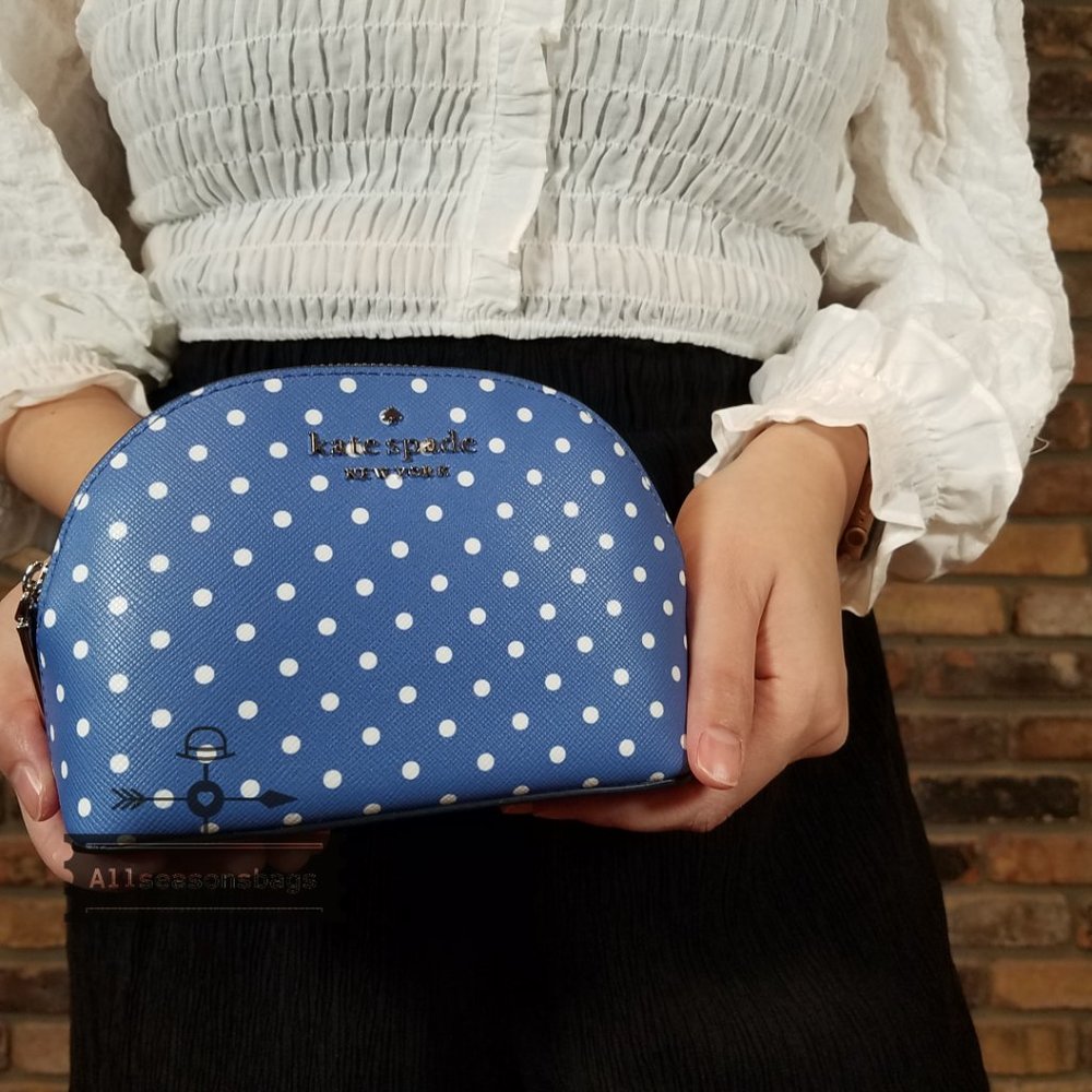 Kate Spade STACI garden Dot small dome cosmetic